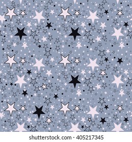 seamless pattern with stars