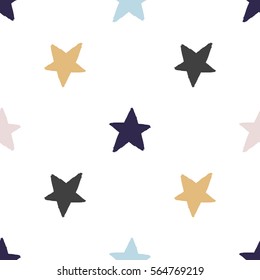 Seamless pattern with stars