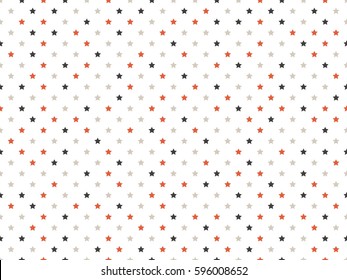 Seamless pattern with stars