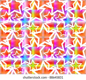 Seamless pattern with stars