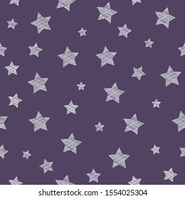 Seamless pattern with stars - background for Carnival Party. Vector.
