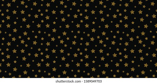 Seamless pattern with stars - background for Carnival Party. Vector.