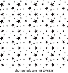 Seamless pattern with  stars background,vector EPS 10