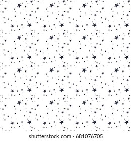 Seamless pattern with  stars background,vector EPS 10