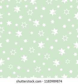 Seamless pattern with stars. Christmas and New Year 2019 background. Design for packaging paper, fabric and other print.