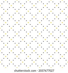 Seamless pattern with stars and dots