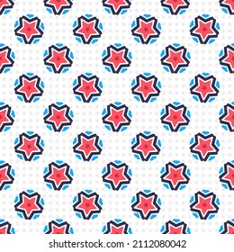 Seamless pattern with stars EPS 10