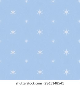 Seamless pattern with stars. Festive pattern with stars. Soft blue background. Print on textiles, clothes, wrapping paper