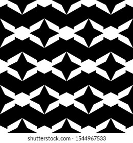 Seamless pattern. Stars, figures ornament. Geometrical backdrop. Simple shapes background. Geometric wallpaper. Ethnic motif. Digital paper, textile print, web design, abstract illustration. Vector.