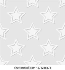 Seamless pattern of stars. Geometric wallpaper. Soft background. Vector illustration. Good quality. Good design.