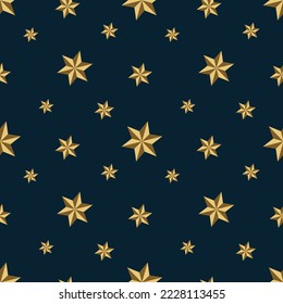 seamless pattern of stars. gold stars on a editable background. Vector. textile, background, packaging, printing, website.