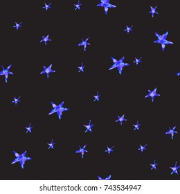 Seamless pattern with  stars. Ideal background for festive design. Vector conception.
