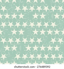 seamless pattern with stars on shabby background