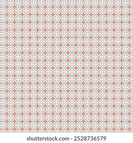 Seamless pattern of the stars on a white background. Retro pattern