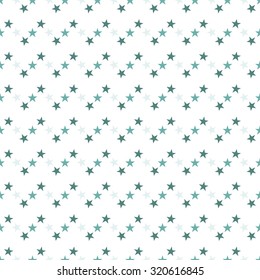 Seamless pattern with stars on white background. Vector illustration.