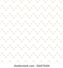 Seamless pattern with stars on white background. Vector illustration.