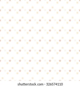 Seamless pattern with stars on white background. Vector illustration.