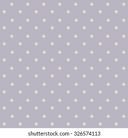 Seamless pattern with stars on white background. Vector illustration.