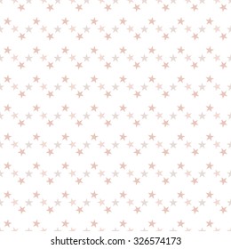 Seamless pattern with stars on white background. Vector illustration.