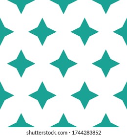 Seamless pattern. Stars ornament. Shapes wallpaper. Crosses illustration. Geometric motif. Figures background. Ethnic backdrop. Digital paper, textile print, web designing, abstract. Vector artwork.