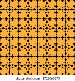 Seamless pattern. Stars, rhombuses, figures ornament. Folk wallpaper. Ethnic motif. Simple background. Geometric backdrop. Digital paper, textile print, web design, abstract