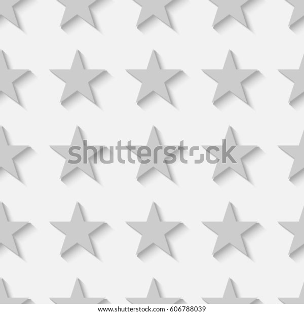 Seamless Pattern Stars Shadows Stock Vector (Royalty Free) 606788039