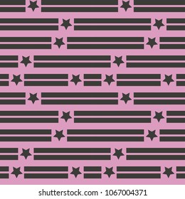 seamless pattern with stars and stripes