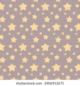seamless pattern with stars, vector.