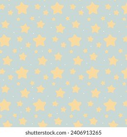 seamless pattern with stars, vector.