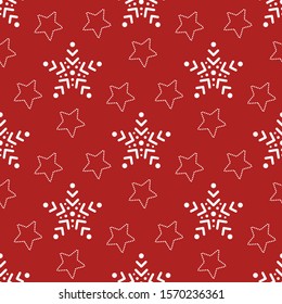 Seamless pattern with stars. Vector illustration