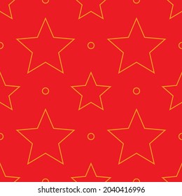 Seamless pattern with stars. Vector illustration.