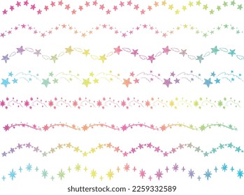 Seamless pattern with stars. Vector illustration.
Line star glitter shine of doodle set.
Hand drawn illustration.
 