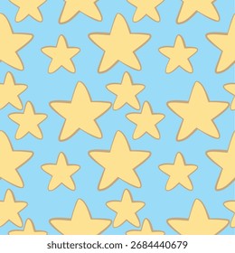 seamless pattern with stars, vector illustration