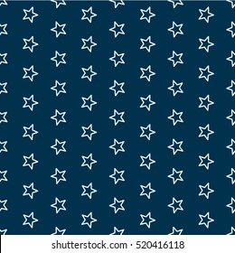 Seamless pattern with stars vector illustration eps10. Isolated background for printing, website or app - stock infographics