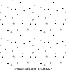 Seamless pattern stars Vector illustration.