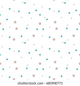 Seamless pattern stars Vector illustration.