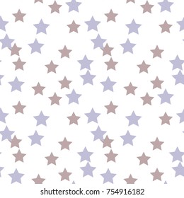 Seamless pattern stars Vector illustration.