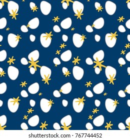 Seamless pattern with stars. Vector illustration.