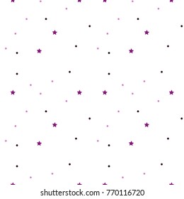 Seamless pattern stars Vector illustration.
