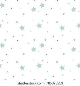 Seamless pattern stars Vector illustration.
