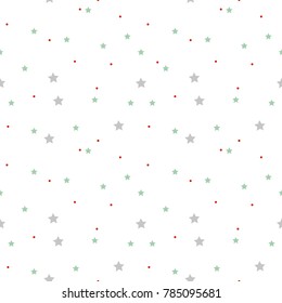 Seamless pattern stars Vector illustration.
