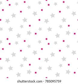 Seamless pattern stars Vector illustration.