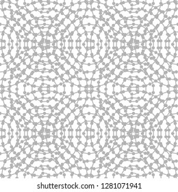 Seamless pattern of steel, silver chains. Vector Illustration. EPS10