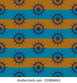 seamless pattern with steering wheels