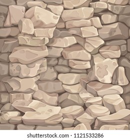 Seamless pattern from stone wall