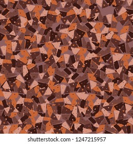Seamless pattern. Stone-rusty camouflage.