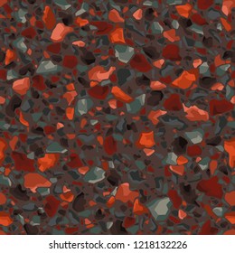 Seamless pattern with stones granite composed texture. Abstract modern endless background. Vector illustration.