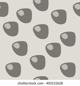 Seamless pattern with stones. Gray stones. Pebbles.