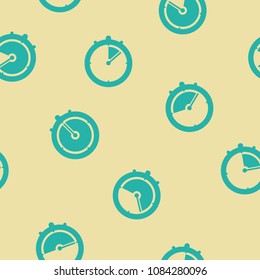 Seamless pattern with stopwatch for your design