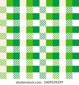 Seamless pattern St.Patrick's Day elements. Vector illustration.